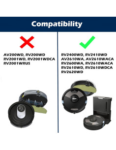 Almohadillas de trapeador reutilizables Goodsby para Shark AI Ultra 2 en 1 - 2 Paquete 2