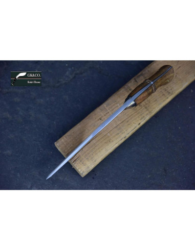 Kukri Genuino GK&CO. de 20 cm con Funda de Cuero - Hecho a Mano en Nepal