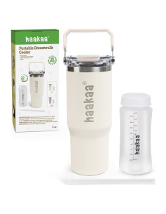 Enfriador de Leche Materna Portátil Haakaa 900ml con Botella