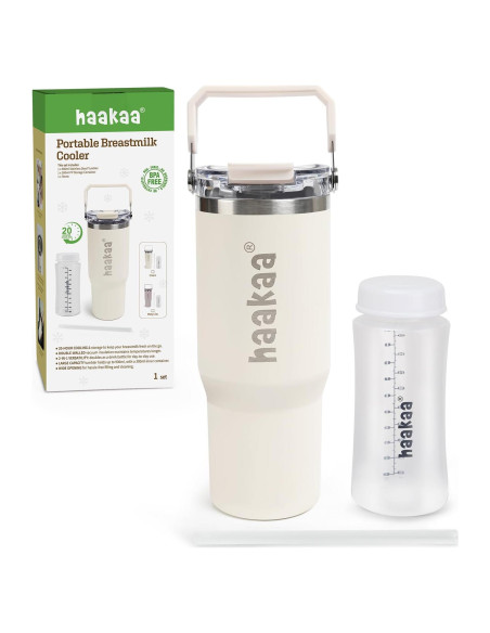 Enfriador de Leche Materna Portátil Haakaa 900ml con Botella Enfriador de Leche Materna Portátil Haakaa 900ml con Botella