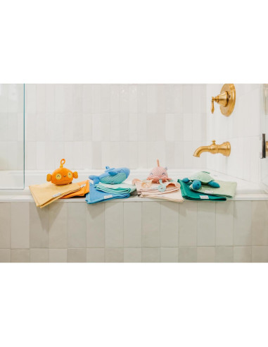 Juego de Juguetes de Baño de Felpa Copper Pearl - 4 Piezas