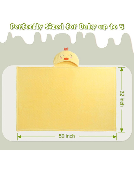 Toallas de Baño con Capucha WODHOY para Niños 127x81cm Toallas de Baño con Capucha WODHOY para Niños 127x81cm