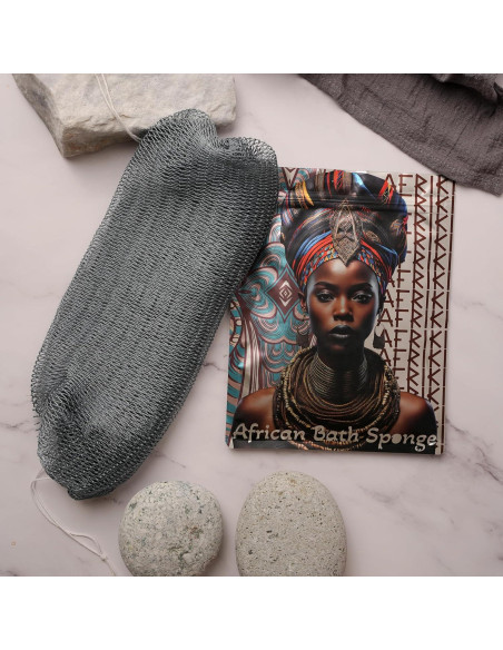 Esponja Exfoliante Africana AFRIKI 114 cm Pizarra para Ducha Esponja Exfoliante Africana AFRIKI 114 cm Pizarra para Ducha