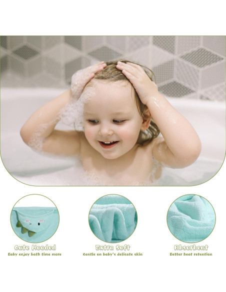 Toallas de Baño con Capucha WODHOY para Niños 127x81cm Toallas de Baño con Capucha WODHOY para Niños 127x81cm