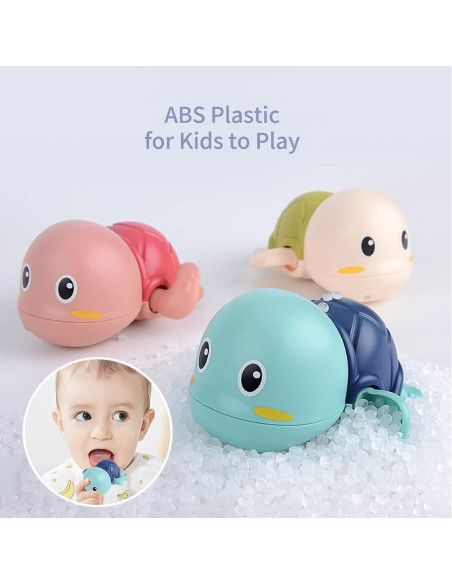 Juguetes de Baño para Bebés Gute - Tortugas Nadadoras a Cuerda (3 Pzs) Juguetes de Baño para Bebés Gute - Tortugas Nadadoras a Cuerda (3 Pzs)