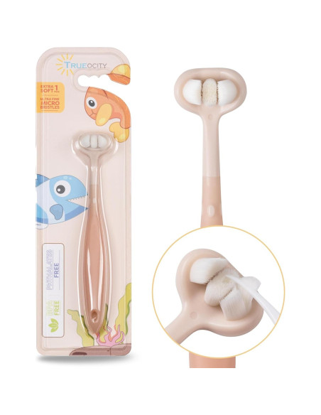 Cepillo de Dientes Trueocity para Bebés 6-12 Meses, Extra Suave Cepillo de Dientes Trueocity para Bebés 6-12 Meses, Extra Suave