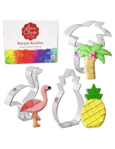 Cortadores de Galletas Tropicales Ann Clark - 3 Piezas