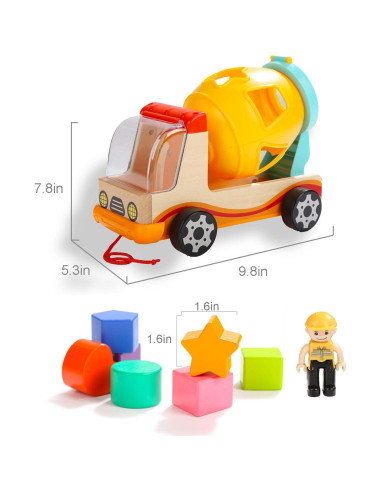 Clasificador de Formas de Madera TOP BRIGHT para Niños 2 Años