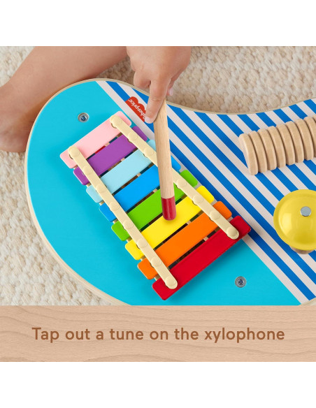 Mesa Musical de Madera Fisher-Price para Niños 2+ Años Mesa Musical de Madera Fisher-Price para Niños 2+ Años