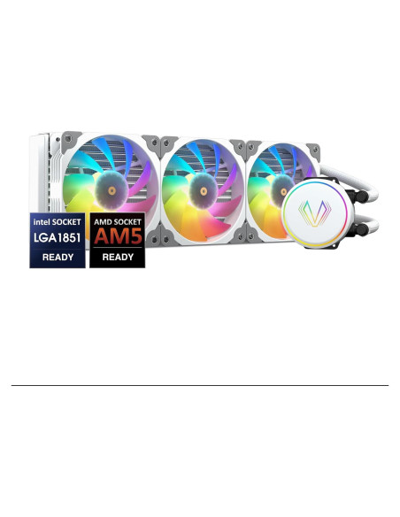 Enfriador de CPU Líquido Vetroo V360 RGB 360mm AIO 290W TDP Enfriador de CPU Líquido Vetroo V360 RGB 360mm AIO 290W TDP
