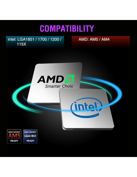 Enfriador de CPU Líquido Vetroo V360 RGB 360mm AIO 290W TDP Enfriador de CPU Líquido Vetroo V360 RGB 360mm AIO 290W TDP