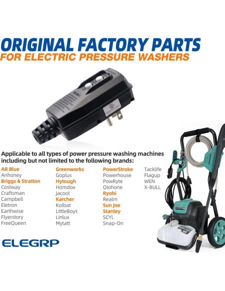 Enchufe GFCI ELEGRP G1215PA 15A 3 Cables Negro Enchufe GFCI ELEGRP G1215PA 15A 3 Cables Negro