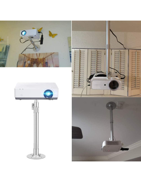 Soporte de Proyector de Techo 2-Be-Best Ajustable 37-62cm Soporte de Proyector de Techo 2-Be-Best Ajustable 37-62cm