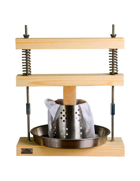 Prensa de Queso y Tofu Booneve de Madera, 95 kg de Presión Prensa de Queso y Tofu Booneve de Madera, 95 kg de Presión