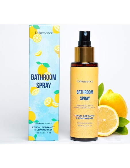Folkulture Spray Ambientador para Baño 99.9 ml - Limón Folkulture Spray Ambientador para Baño 99.9 ml - Limón