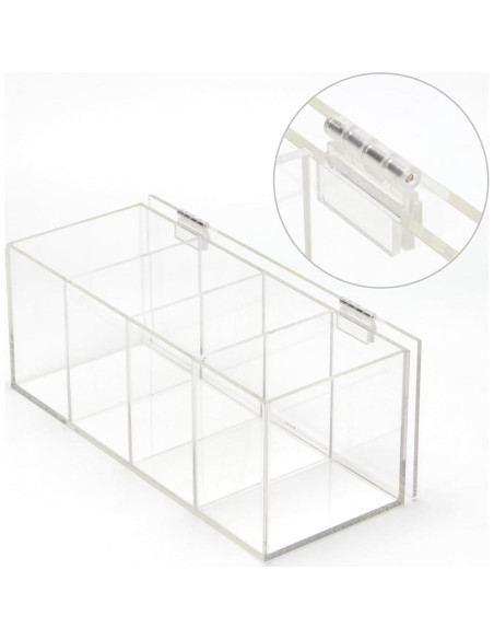 Organizador de Cápsulas de Café Acrílico YINSCHO 30x11.9x12.2cm Organizador de Cápsulas de Café Acrílico YINSCHO 30x11.9x12.2cm
