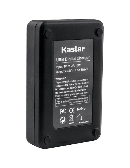 Cargador Triple USB Kastar + 2 Baterías 1480mAh para Xiaomi YI Cargador Triple USB Kastar + 2 Baterías 1480mAh para Xiaomi YI