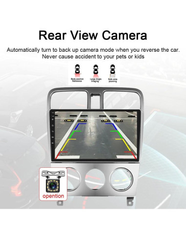 Estéreo de Coche Android 13 Subaru Forester 2002-2008 9"