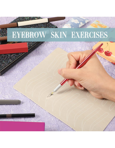 Piel de Práctica para Microblading Leelosp 24 Piezas Silicona Piel de Práctica para Microblading Leelosp 24 Piezas Silicona