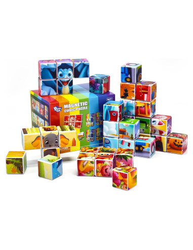 Bloques Magnéticos Educativos Pairez Toys - 36 PCS para Niños