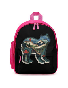 Mochila Mini de Poliester Columbia Rosa Unisex 24x20x32cm