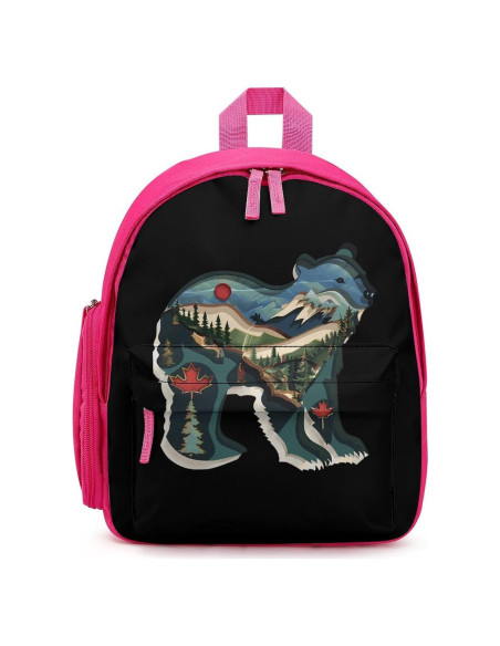 Mochila Mini de Poliester Columbia Rosa Unisex 24x20x32cm Mochila Mini de Poliester Columbia Rosa Unisex 24x20x32cm