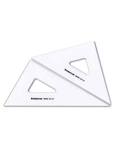 Set de Dibujo Regla Triangular Staedtler 964 24 - 24 cm Acrílico