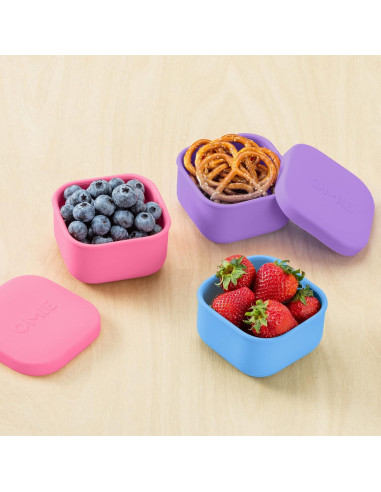 Contenedor de Snack OmieBox de Silicona Hermético 265ml