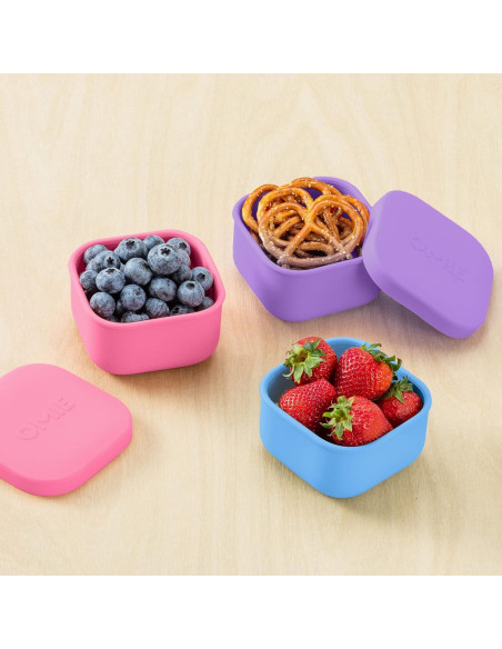 Contenedor de Snack OmieBox de Silicona Hermético 265ml Contenedor de Snack OmieBox de Silicona Hermético 265ml