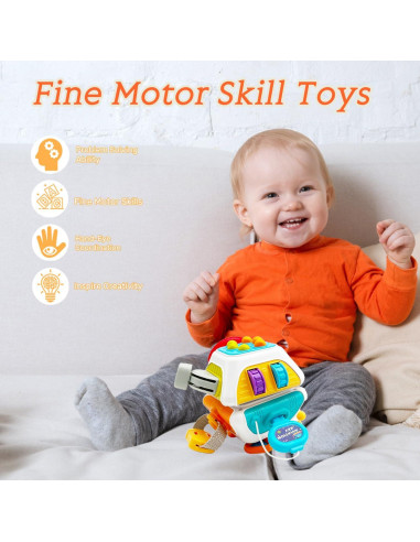 Cubo Ocupado Montessori GZSDLL para Niños 18+ Meses
