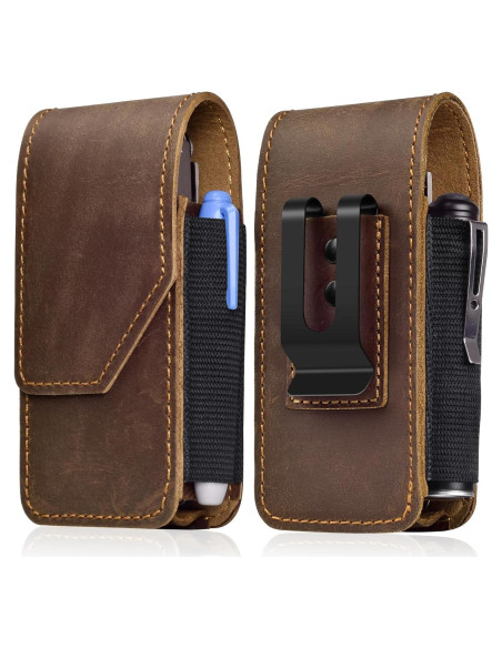 Funda de Cuero Genuino SOGCASE para Multiherramientas - Cierre Magnético Funda de Cuero Genuino SOGCASE para Multiherramientas - Cierre Magnético