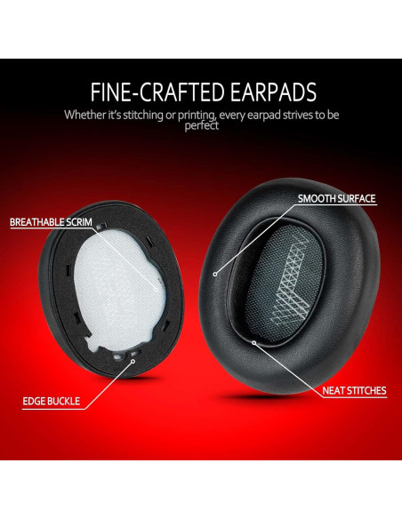 Almohadillas de Reemplazo Krone Kalpasmos para Auriculares JBL - Negro Almohadillas de Reemplazo Krone Kalpasmos para Auriculares JBL - Negro