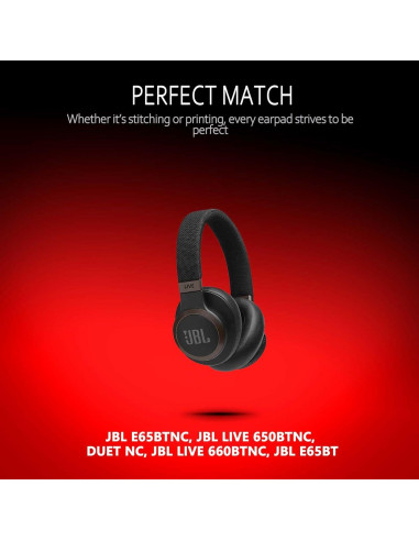 Almohadillas de Reemplazo Krone Kalpasmos para Auriculares JBL - Negro