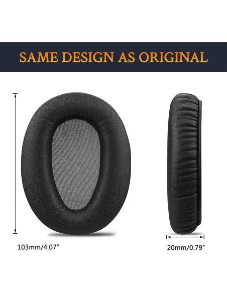 Almohadillas de Reemplazo SOULWIT para Auriculares Sony WH-CH700N Almohadillas de Reemplazo SOULWIT para Auriculares Sony WH-CH700N