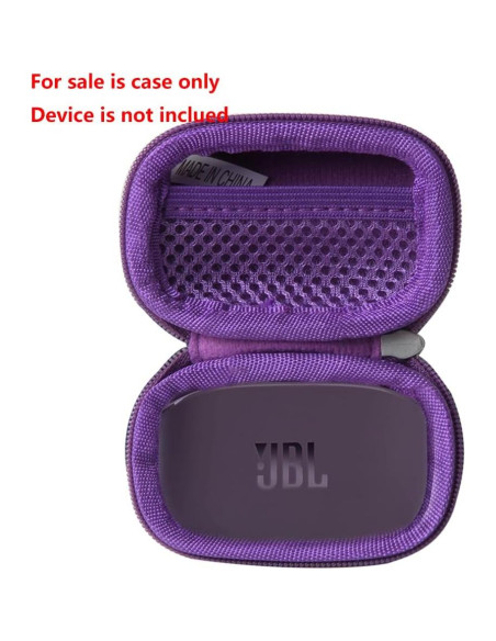 Funda Dura de Viaje Hermitshell para JBL Vibe 100 TWS - Color Púrpura Funda Dura de Viaje Hermitshell para JBL Vibe 100 TWS - Color Púrpura