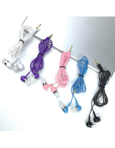 Auriculares Intrauditivos ZXFYE 10 Paquetes Silicona 3.5mm 2