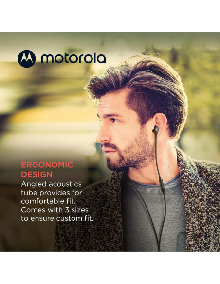 Auriculares In-Ear Motorola EARBUDS 3S con Micrófono - Sonido Claro Auriculares In-Ear Motorola EARBUDS 3S con Micrófono - Sonido Claro