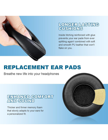 Almohadillas de Reemplazo Alitutumao Hesh 2.0 para Skullcandy Almohadillas de Reemplazo Alitutumao Hesh 2.0 para Skullcandy