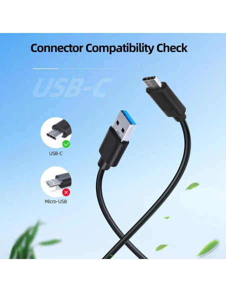 Cable de Carga USB A a USB-C 1m 3A CJP-Geek Cable de Carga USB A a USB-C 1m 3A CJP-Geek