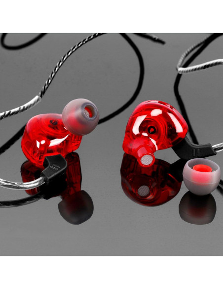 Auriculares In-Ear UrbanX iX2 Pro con Micrófono y Controlador Doble Auriculares In-Ear UrbanX iX2 Pro con Micrófono y Controlador Doble
