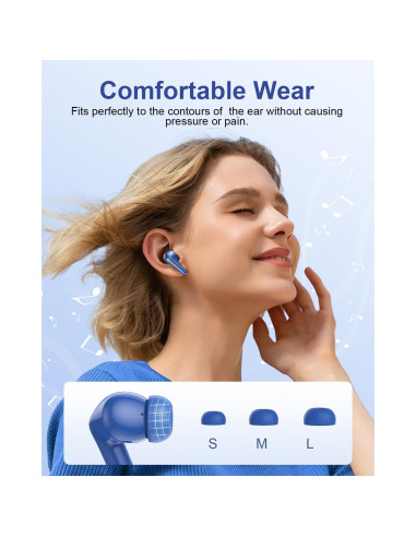 Auriculares Inalámbricos Daximen T12 Bluetooth 5.3 IPX7 40H