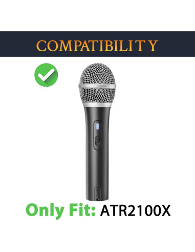 Filtros Pop SOULWIT para Micrófonos ATR2100x-USB - Negro