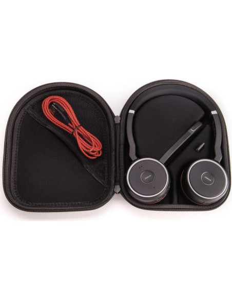 Auriculares Jabra Evolve 75 Estéreo UC con Base de Carga Auriculares Jabra Evolve 75 Estéreo UC con Base de Carga