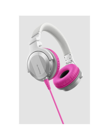 Almohadillas y Cable en Espiral Pioneer HDJ-CUE1 Rosa