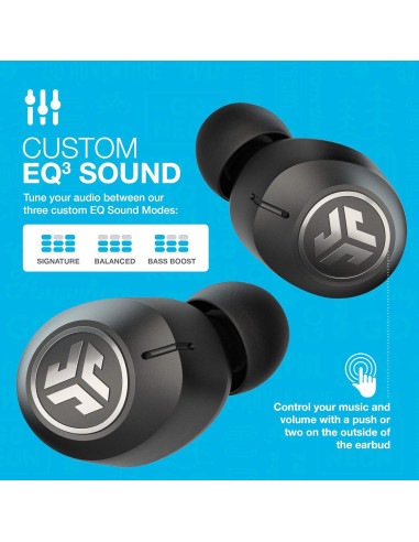Auriculares Inalámbricos JLab JBuds Air ANC - Negro - Bluetooth 5.2