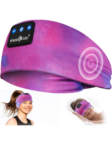 Auriculares Inalámbricos MUSICOZY Bluetooth 5.4 para Dormir y Deporte Auriculares Inalámbricos MUSICOZY Bluetooth 5.4 para Dormir y Deporte