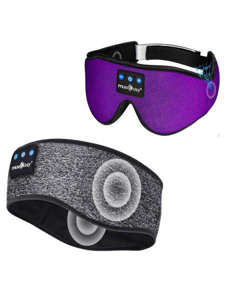 Auriculares Bluetooth MUSICOZY para Dormir con Máscara de Ojos Auriculares Bluetooth MUSICOZY para Dormir con Máscara de Ojos