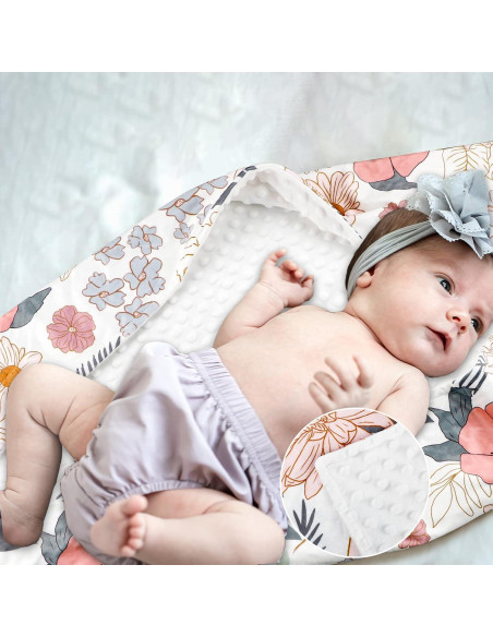 Manta de Recibo para Bebés HNHUAMING Floral 76x102 cm Manta de Recibo para Bebés HNHUAMING Floral 76x102 cm