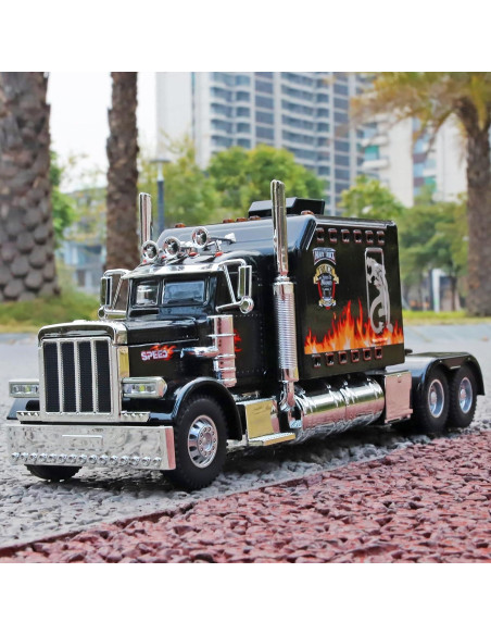 Camión Grúa Juguete OANMYJJO Diecast 1:24 con Luz y Sonido Camión Grúa Juguete OANMYJJO Diecast 1:24 con Luz y Sonido