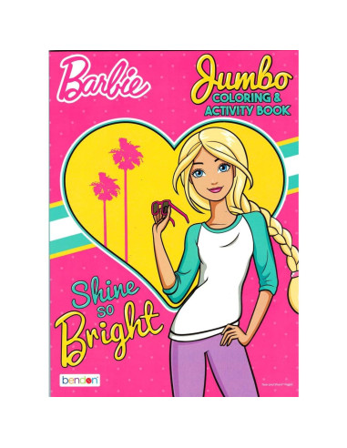 Conjunto de Libros de Colorear y Actividades Barbie Bendon